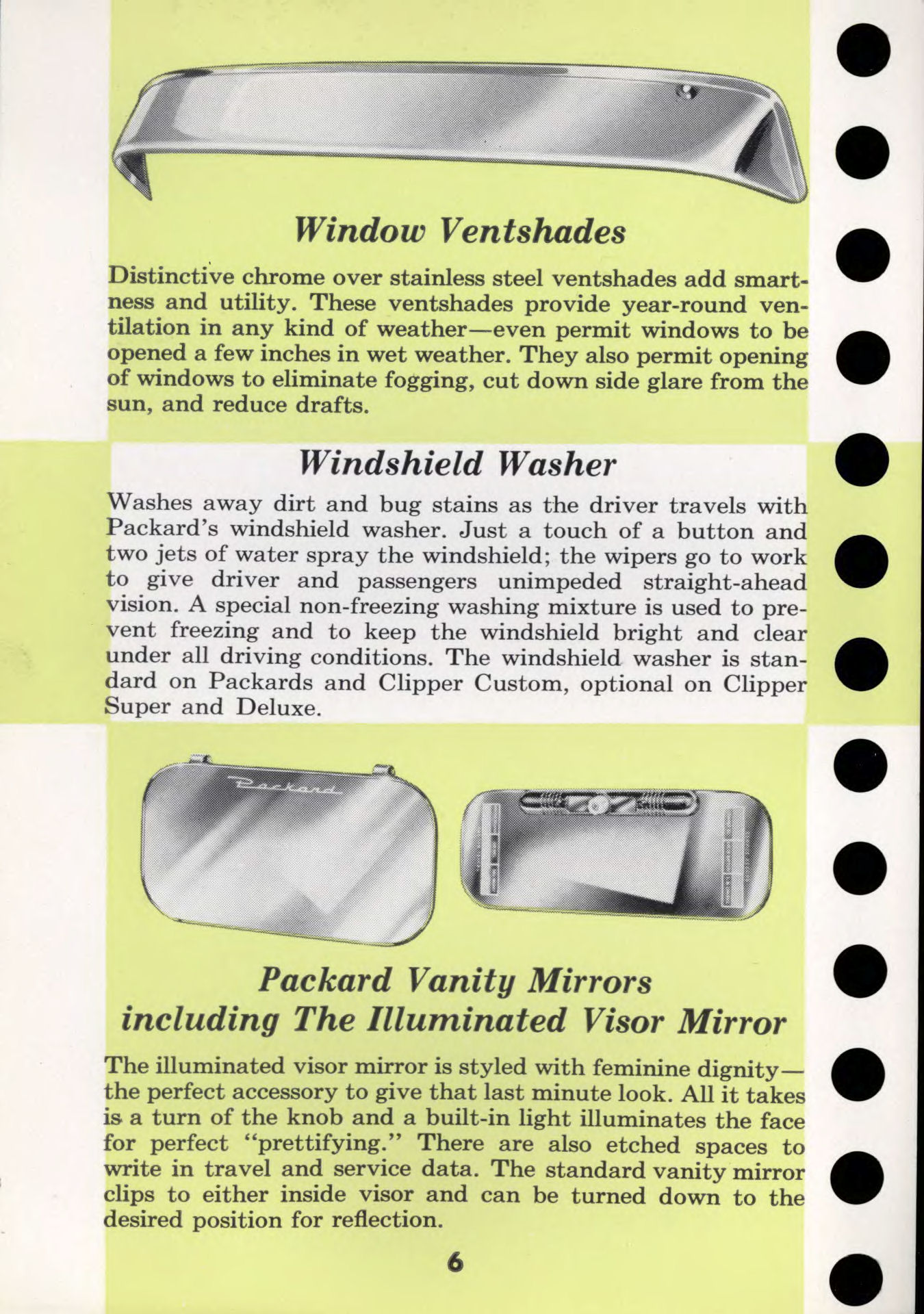 1956 Packard Data Book Page 6